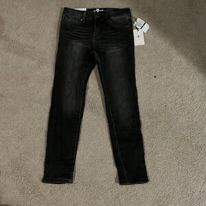NWT 7 for all mankind Girl’s Black Jeans